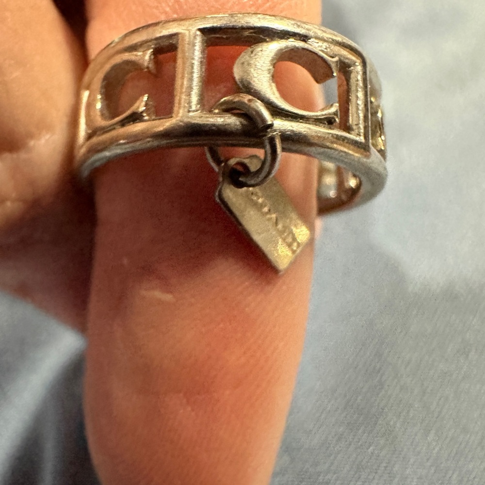 Coach Silver Ring - image 2